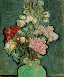 Museum Gicléeprint - Fleurs dans un Vase Vert de Vincent van Gogh