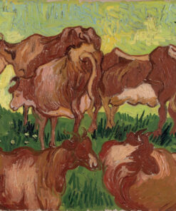 Museum Gicléeprint - Les Vaches (d'après Jordaens) de Vincent van Gogh
